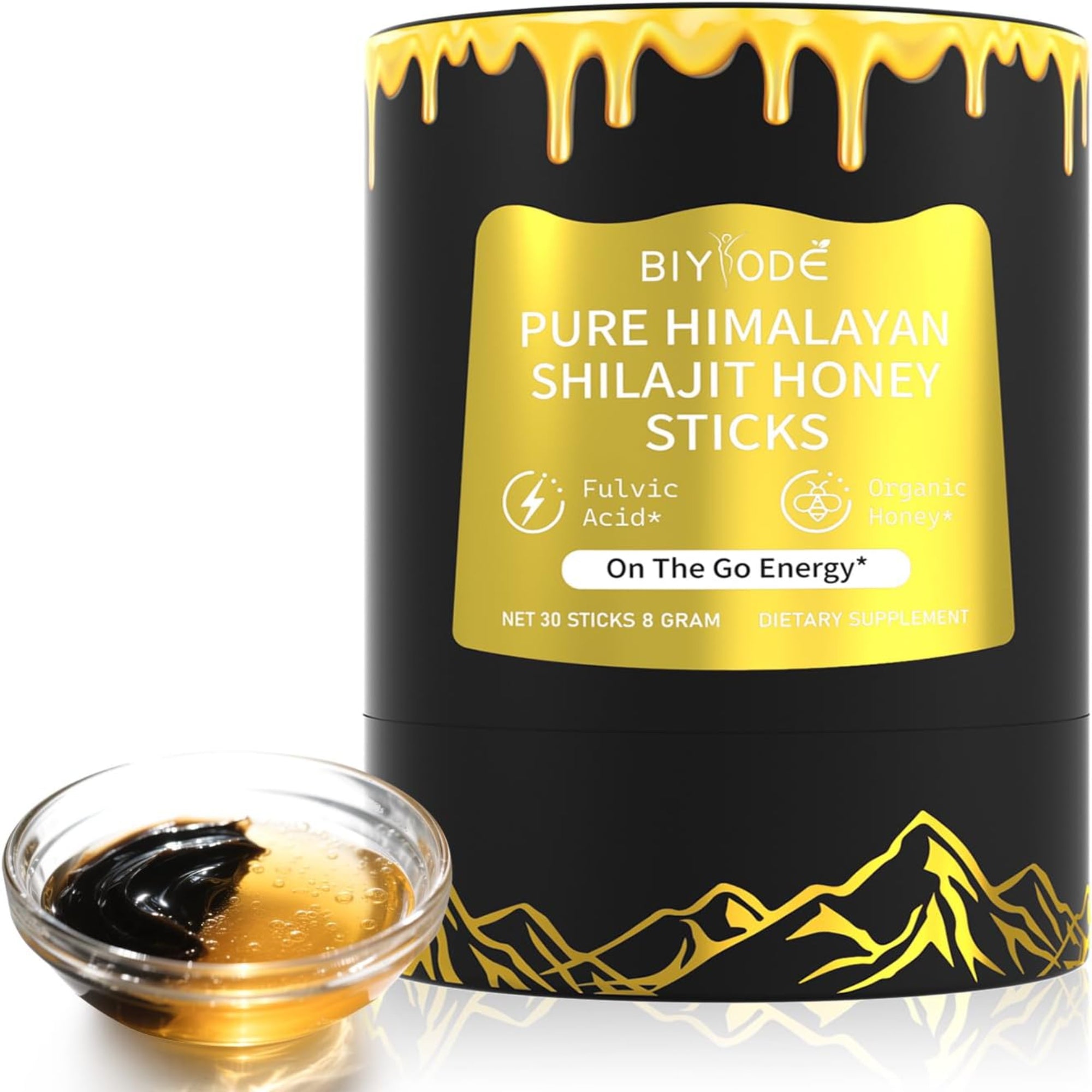 Himalayan Pure Shilajit Sticks with Organic Honey