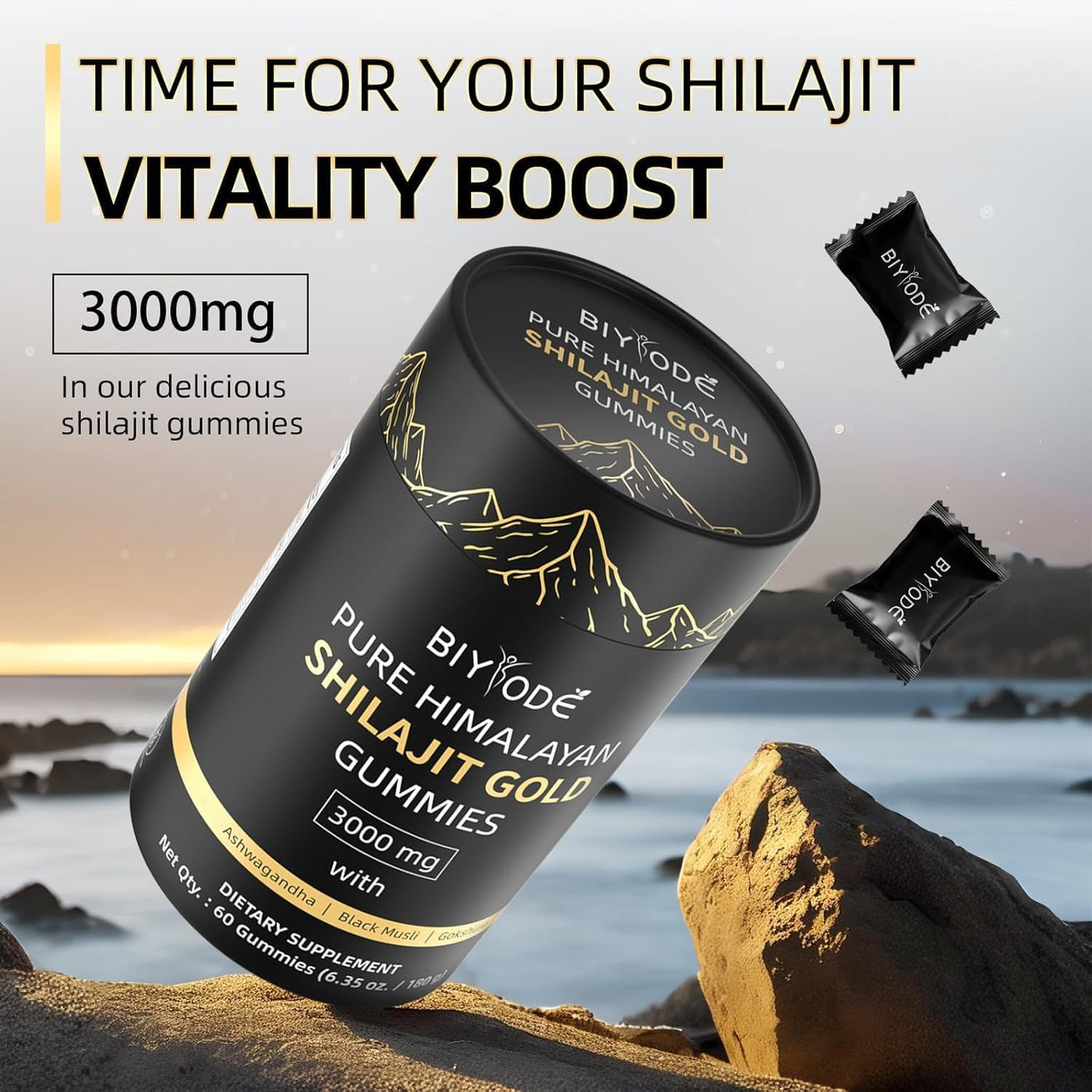 Himalayan Shilajit Gummies 60 Gummies