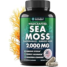 Sea Moss Capsules with Burdock Root, Bladderwrack & Muira Puama
