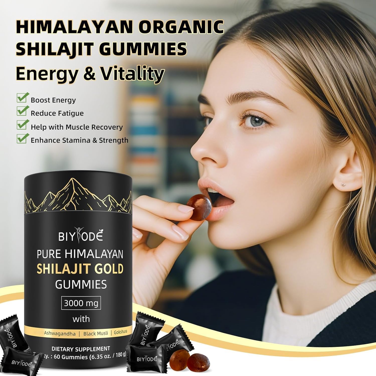 Himalayan Shilajit Gummies 60 Gummies