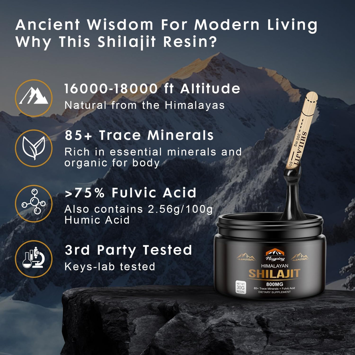 Organic Shilajit Resin
