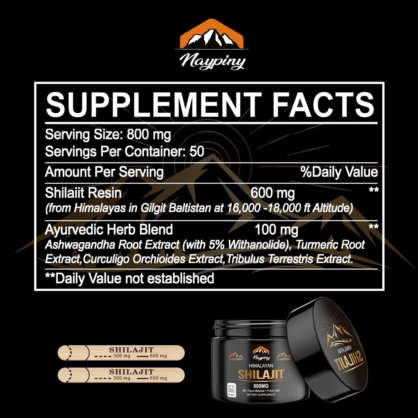 Organic Shilajit Resin